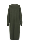 SWAYING/KNIT V-neck wide dress SW23AW2L21 dark green PS65